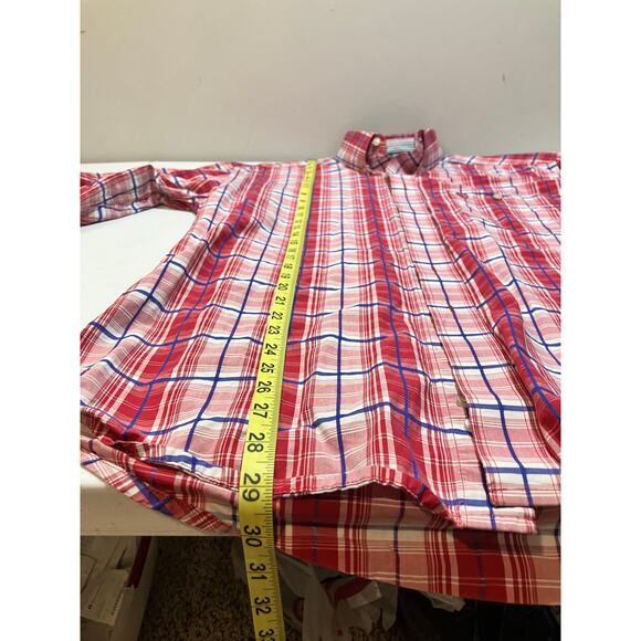 Wrangler George Strait Plaid Long Sleeve Button Down Shirt Size M Cowboy Cut - Picture 8 of 8